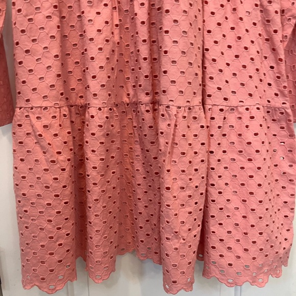 NWT ANTONIO MELANI Patricia Eyelet Pink Dress - Picture 7 of 12